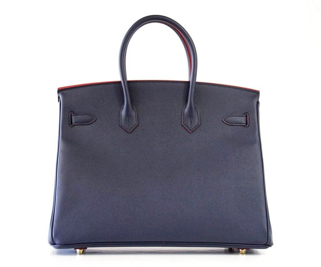 Hermès Birkin 35 Two-Tone Limited Edition Epsom Bag Crowned Bag