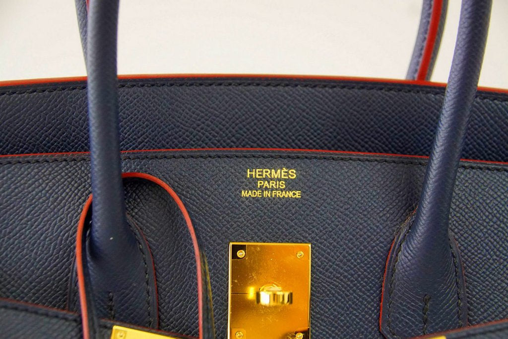 Hermès Birkin 35 Two-Tone Limited Edition Epsom Bag Crowned Bag