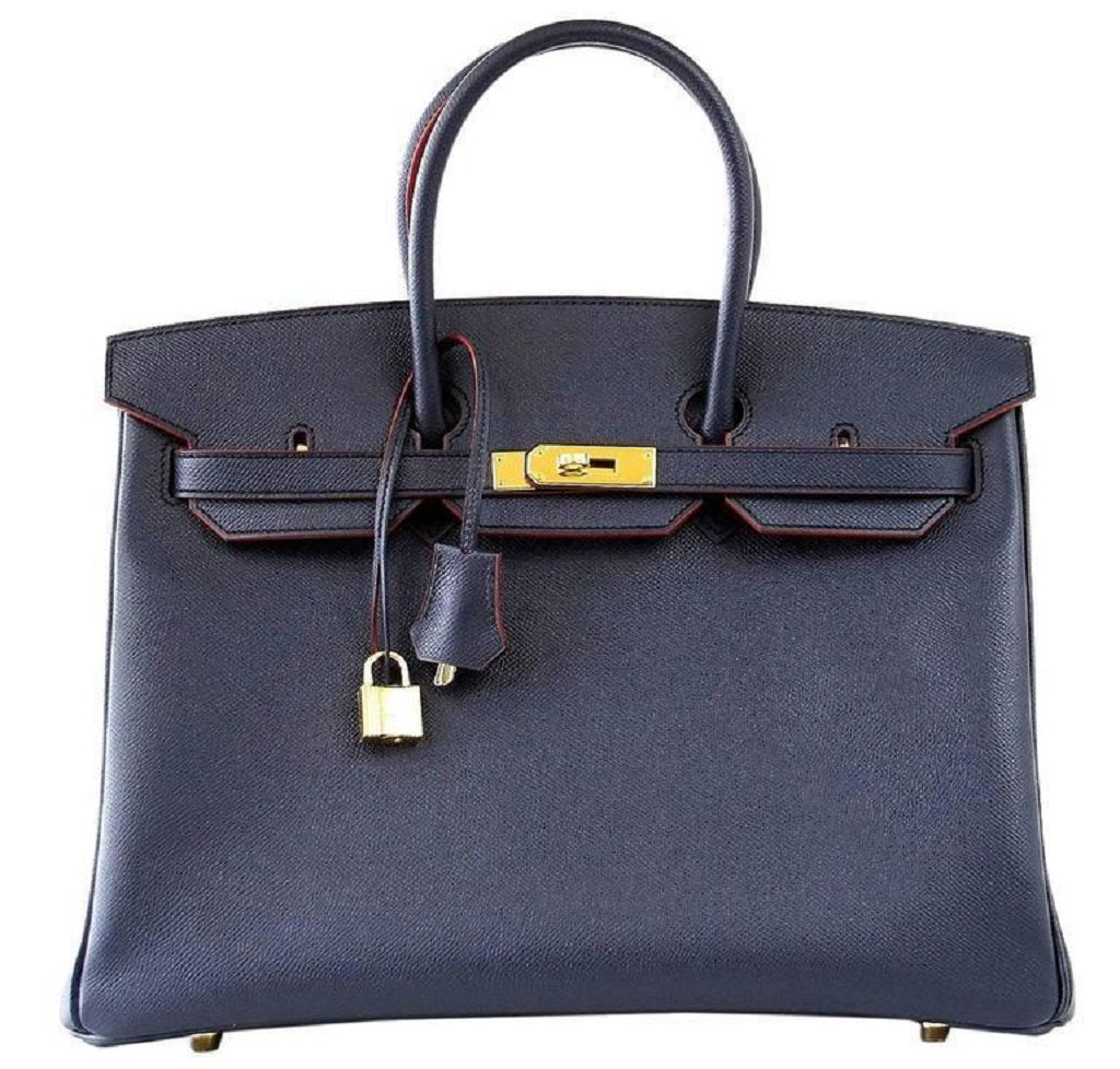 Hermès Birkin 35 Two-Tone Limited Edition Epsom Bag Crowned Bag