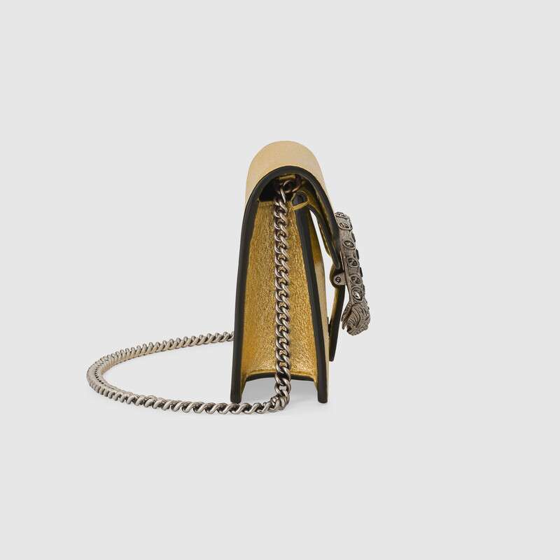 Gucci Dionysus Super Mini Gold Bag Gucci