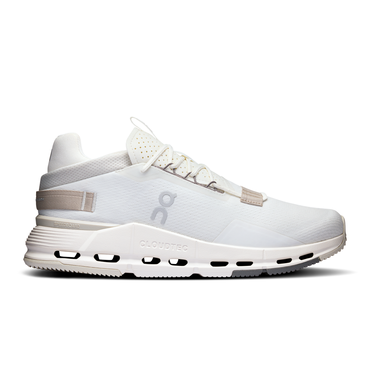 On Running Men's Cloudnova 2 Shoes - Ice / Sand On Running