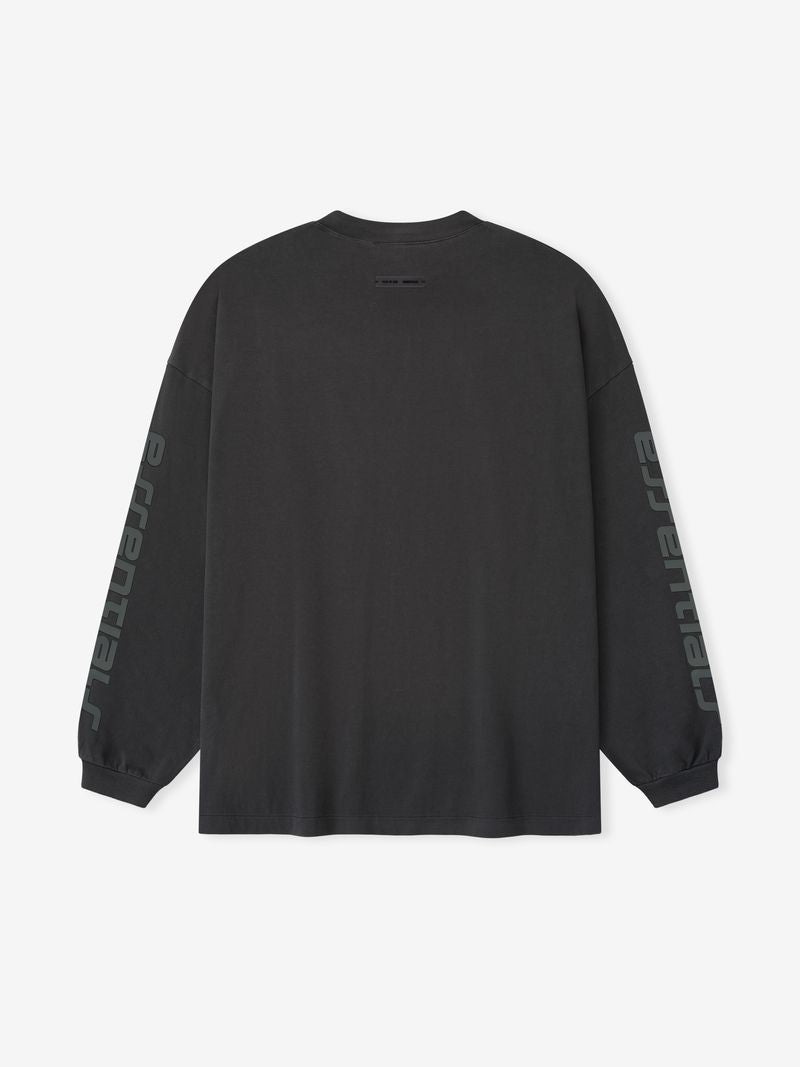 Fear of God Essentials 90s Oversized Long Sleeve Logo Tee BagAg