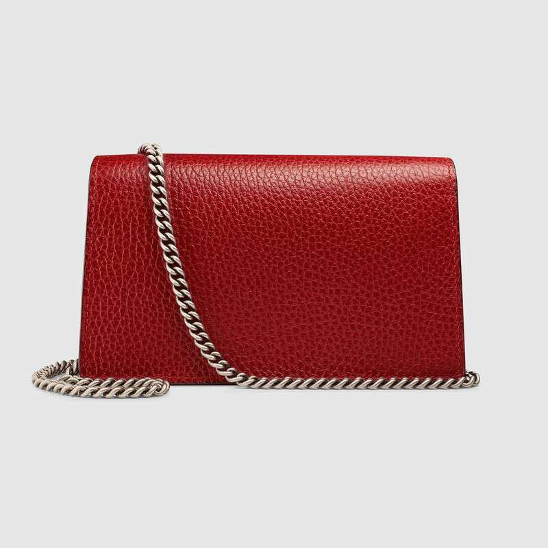 Gucci Dionysus Super Mini Red Leather Bag Gucci