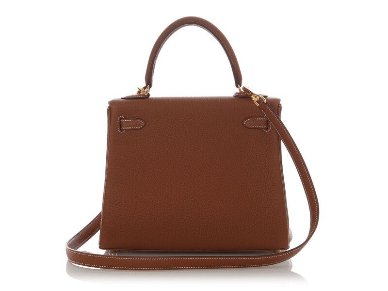 Gold Togo Retourne Kelly 25 Gold Hardware, 2025 - Crowned Bag