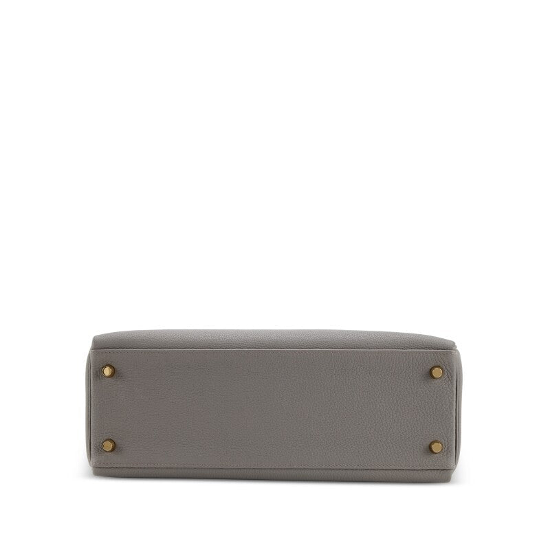 Gris Etain Retourne Togo Kelly 32 Gold Hardware, 2020 - Crowned Bag