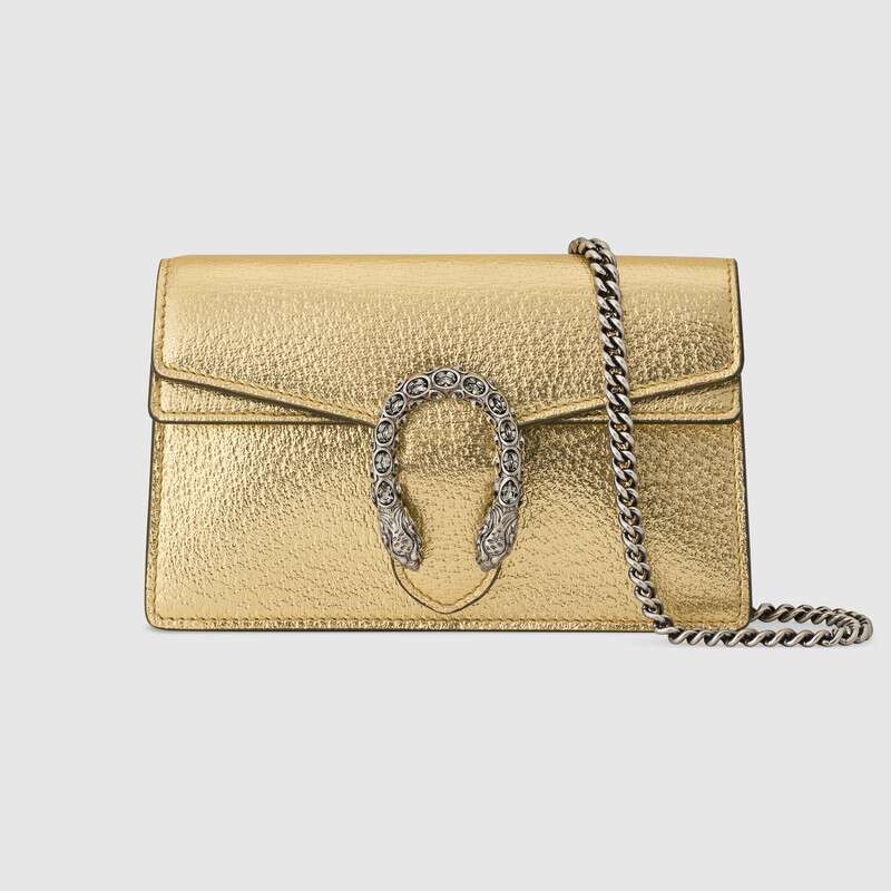 Gucci Dionysus Super Mini Gold Bag Gucci