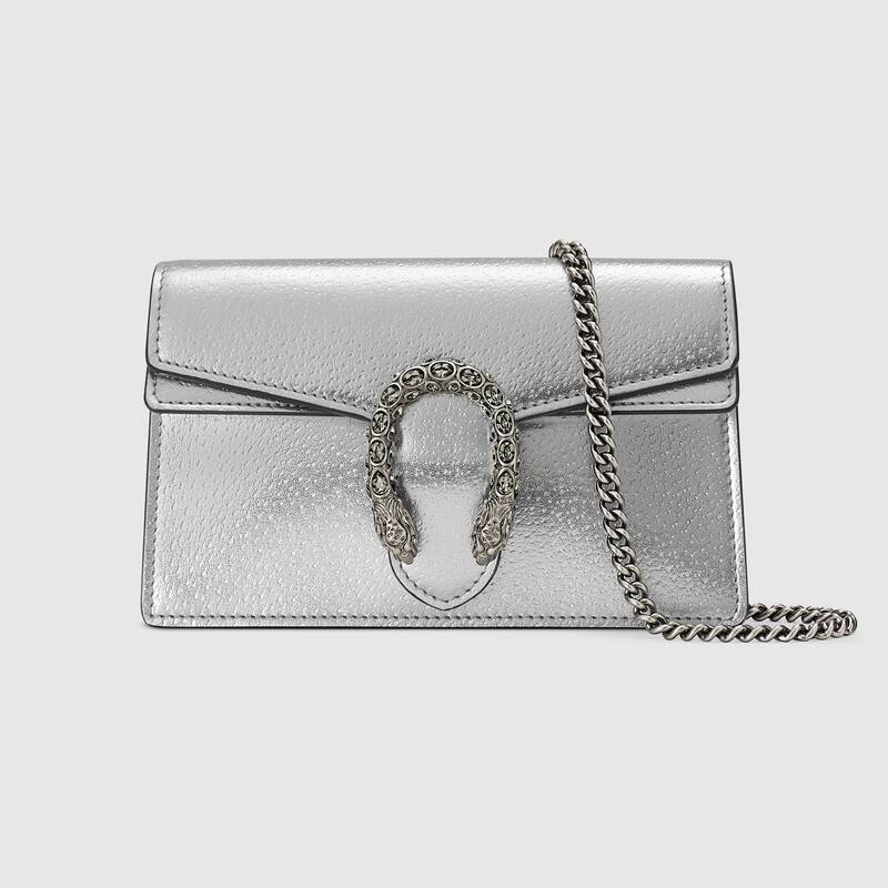 Gucci Dionysus Super Mini Silver Bag Gucci