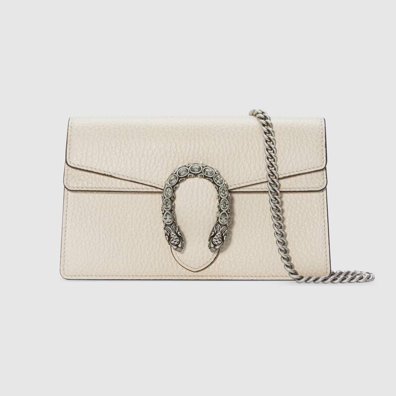 Gucci Dionysus Super Mini White Leather Bag Gucci