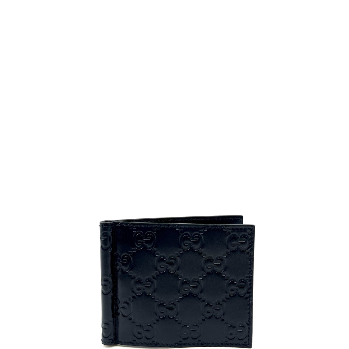 Gucci Signature Leather Clip Wallet Gucci