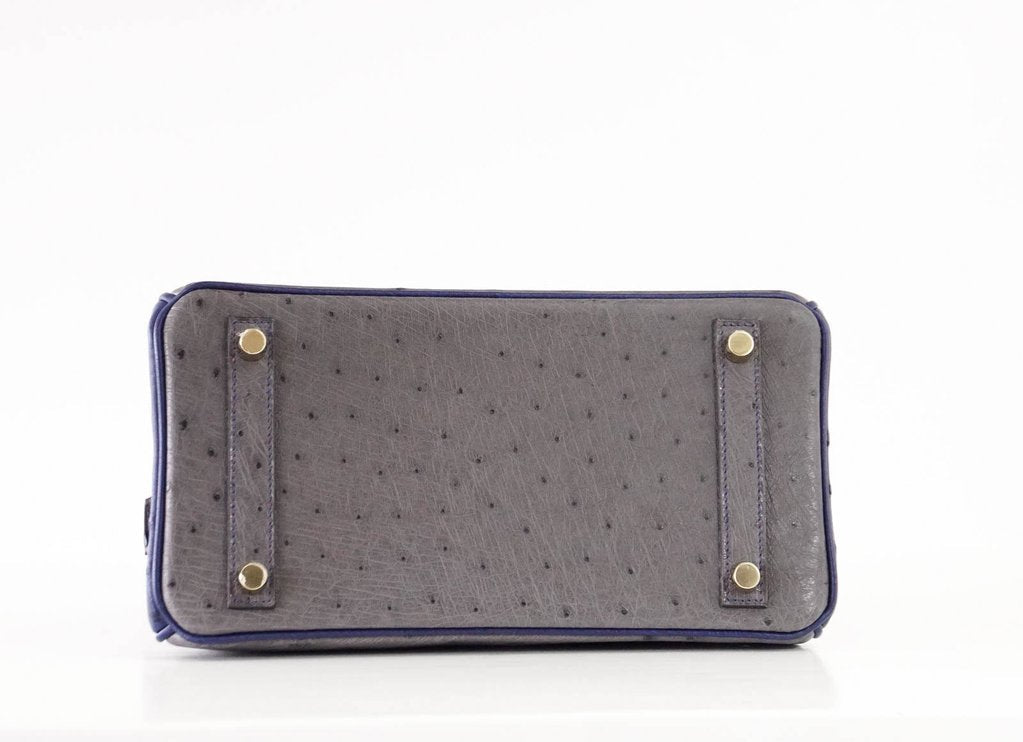 Hermès Birkin 25 HSS Two-Tone Ostrich Bag - Crowned Bag