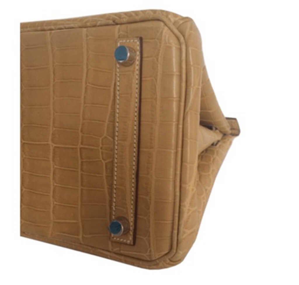 Hermès Birkin 30 Bag Paille Niloticus Crocodile - Crowned Bag