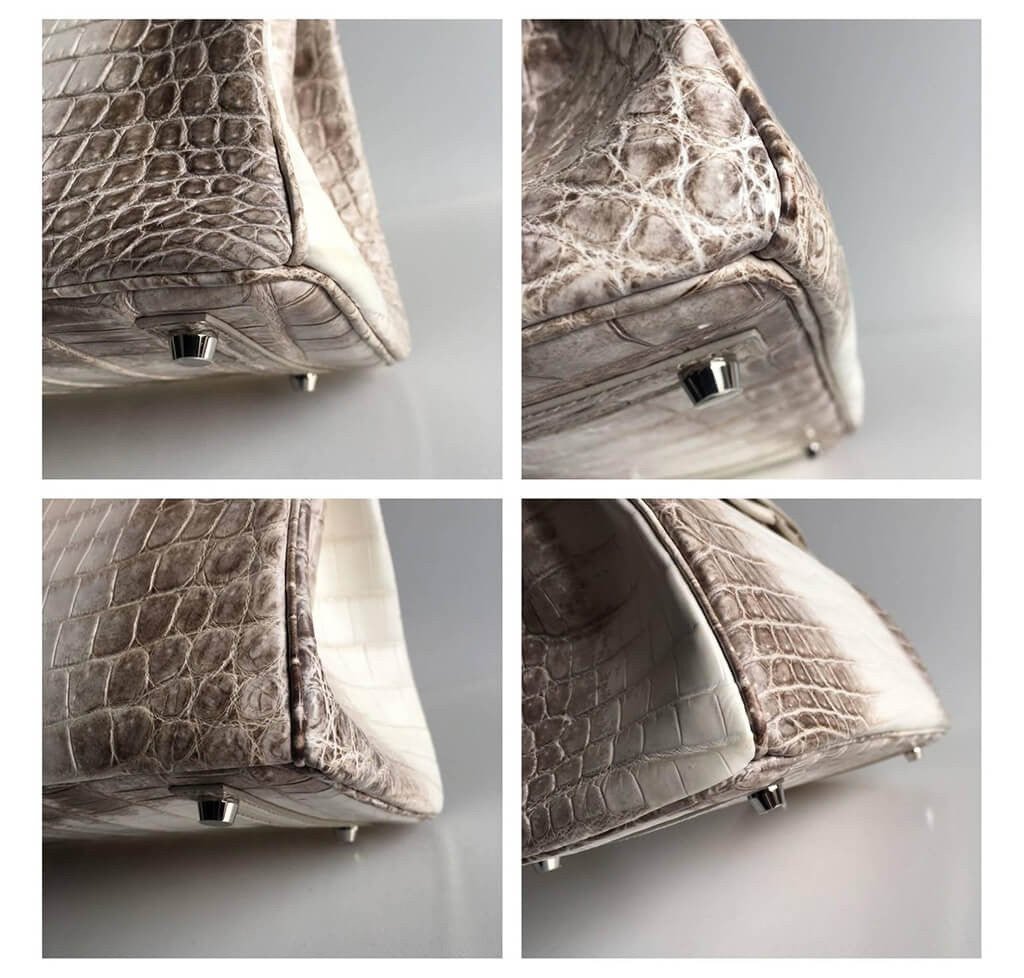 Hermès Birkin 30 Himalayan Niloticus Crocodile Bag - Crowned Bag