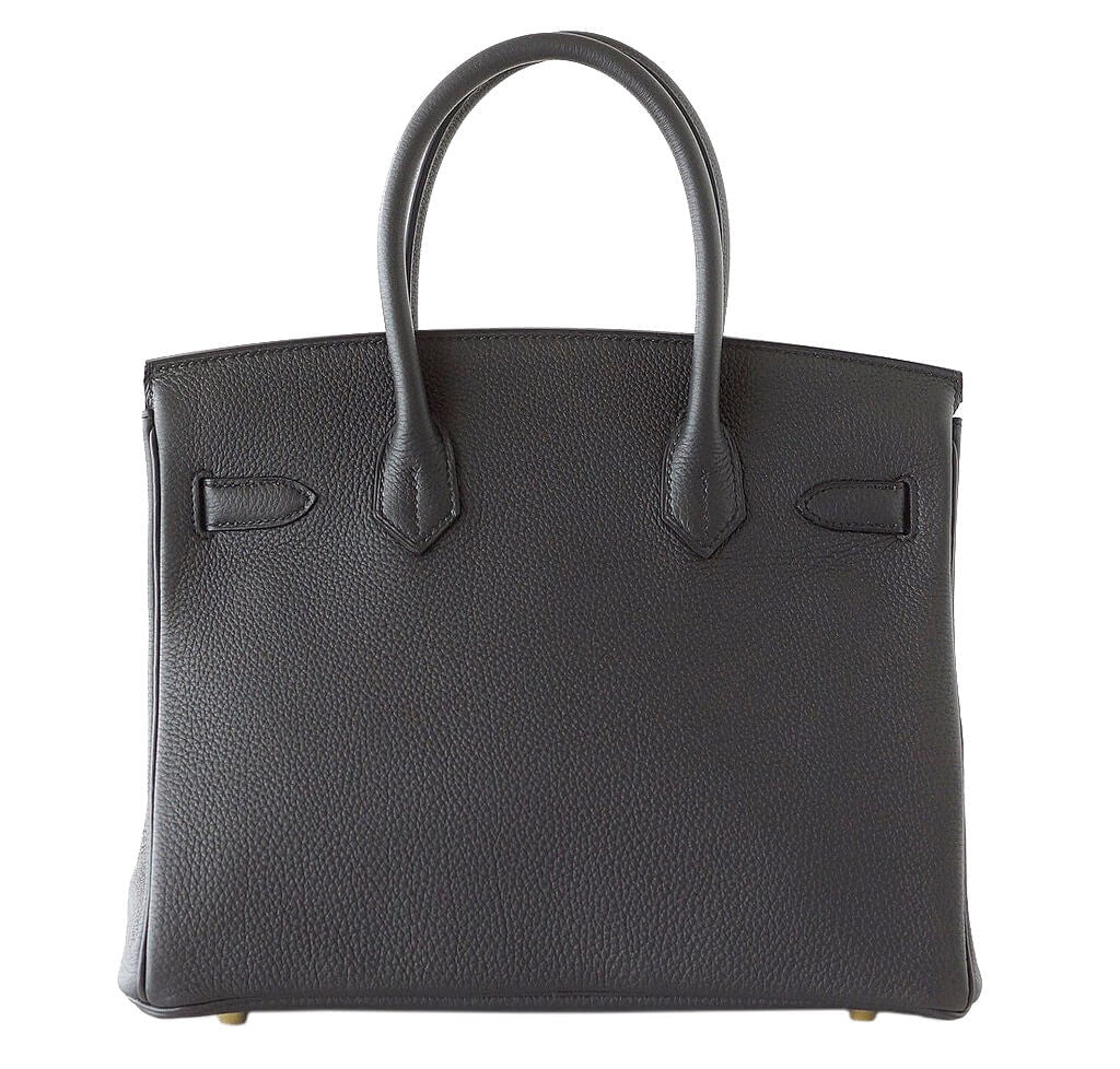 Hermès Birkin 30 Plomb Togo Bag Gold Hardware - Crowned Bag
