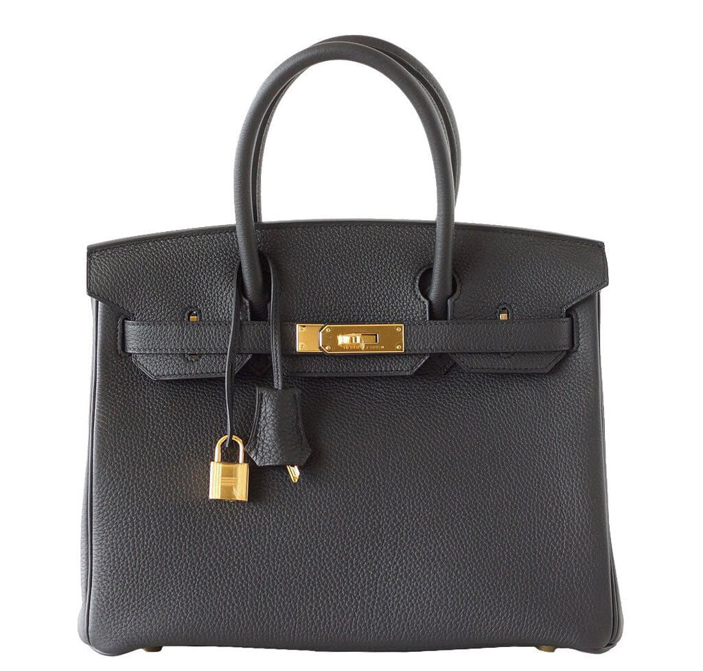 Hermès Birkin 30 Plomb Togo Bag Gold Hardware - Crowned Bag