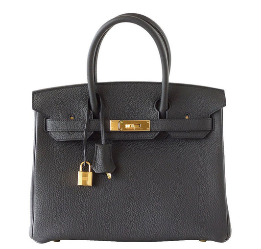 Hermès Birkin 30 Plomb Togo Bag Gold Hardware - Crowned Bag