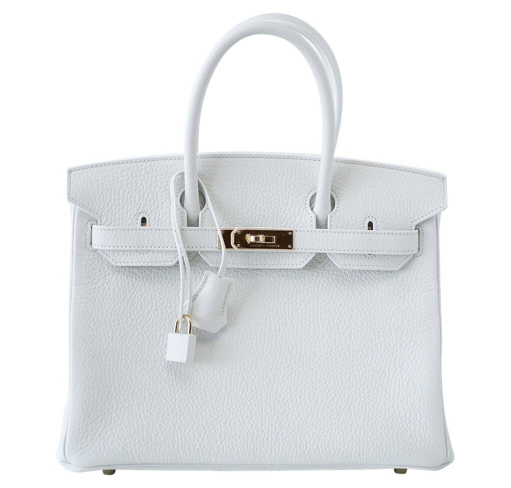 Hermès Birkin 30 White Bag GHW Crowned Bag