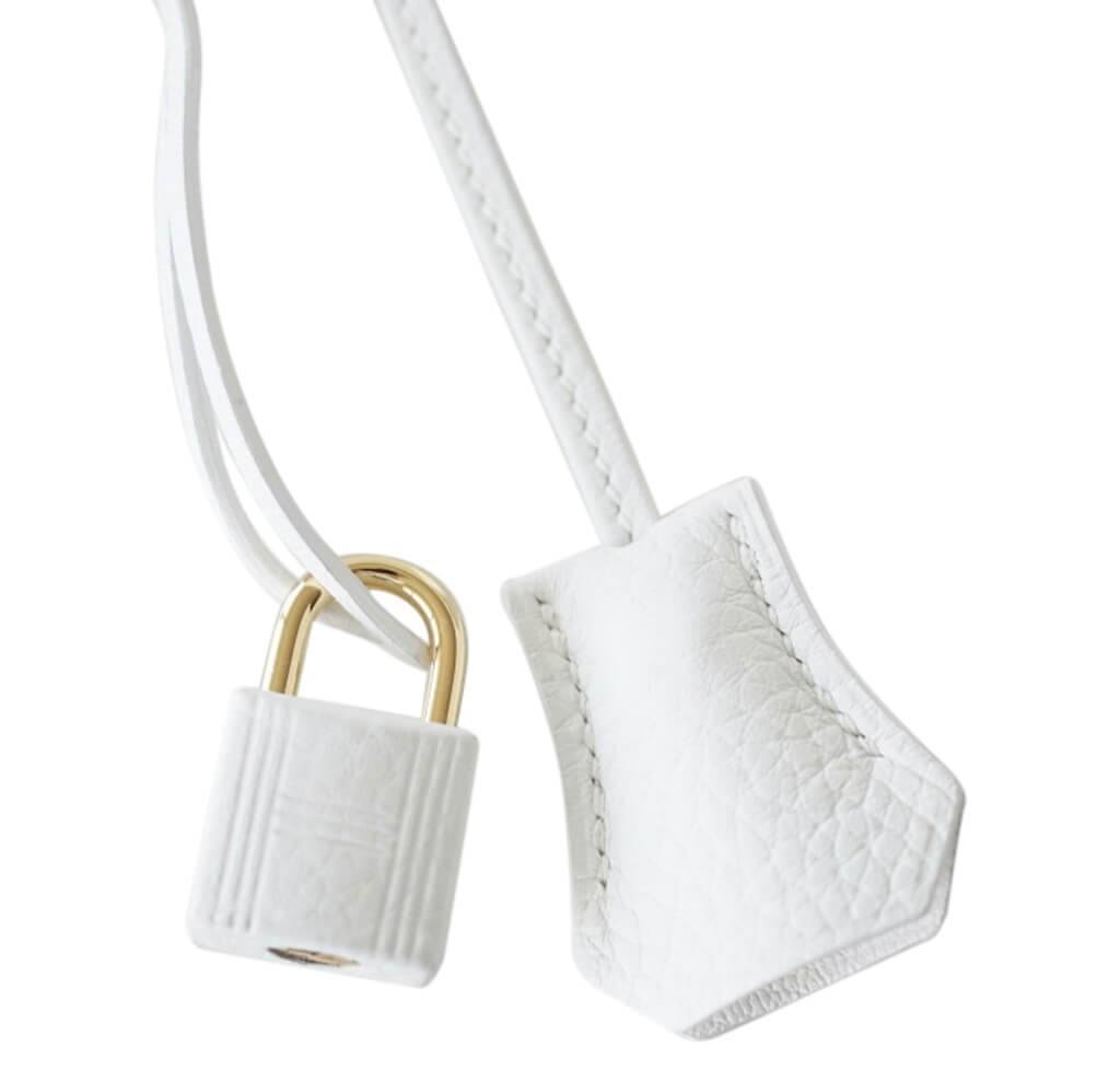 Hermès Birkin 30 White Bag GHW Crowned Bag