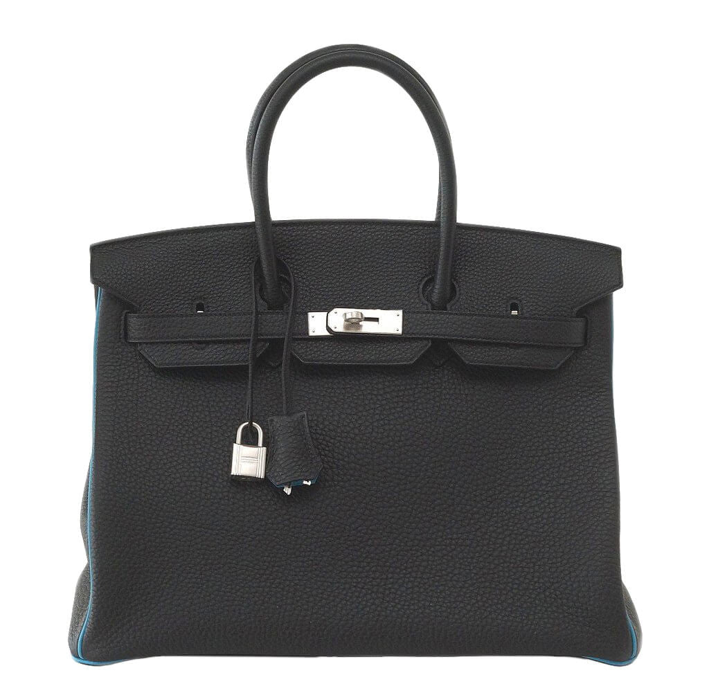 Hermès Birkin 35 Bag 2-Tone Special Order Horseshoe - Crowned Bag