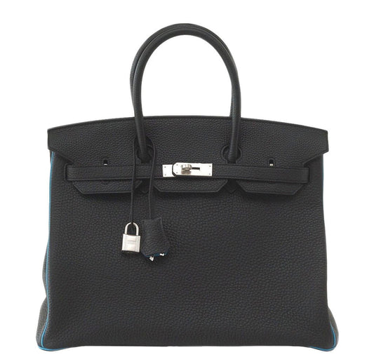 Hermès Birkin 35 Bag 2-Tone Special Order Horseshoe - Crowned Bag