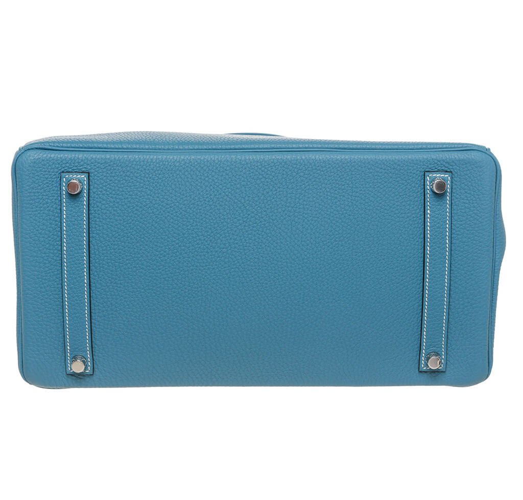 Hermès Birkin 35 Bag Blue Jean Togo - Crowned Bag