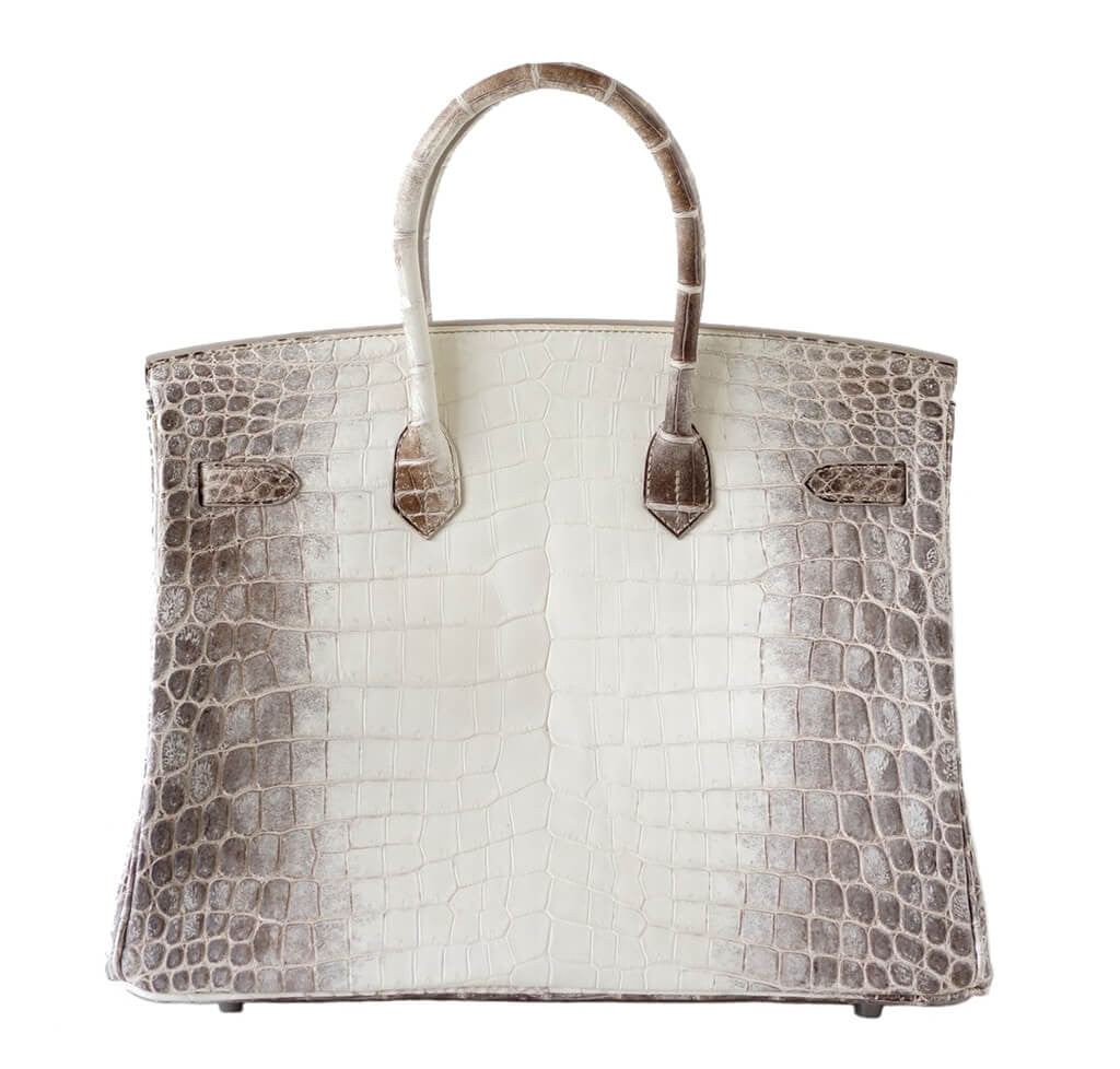 Hermès Himalayan Birkin 35 Blanc Bag PHW Crowned Bag