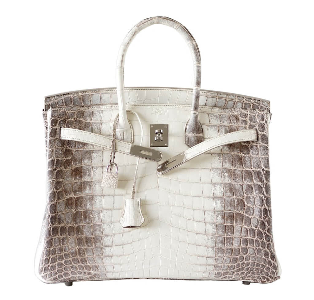 Hermès Himalayan Birkin 35 Blanc Bag PHW Crowned Bag