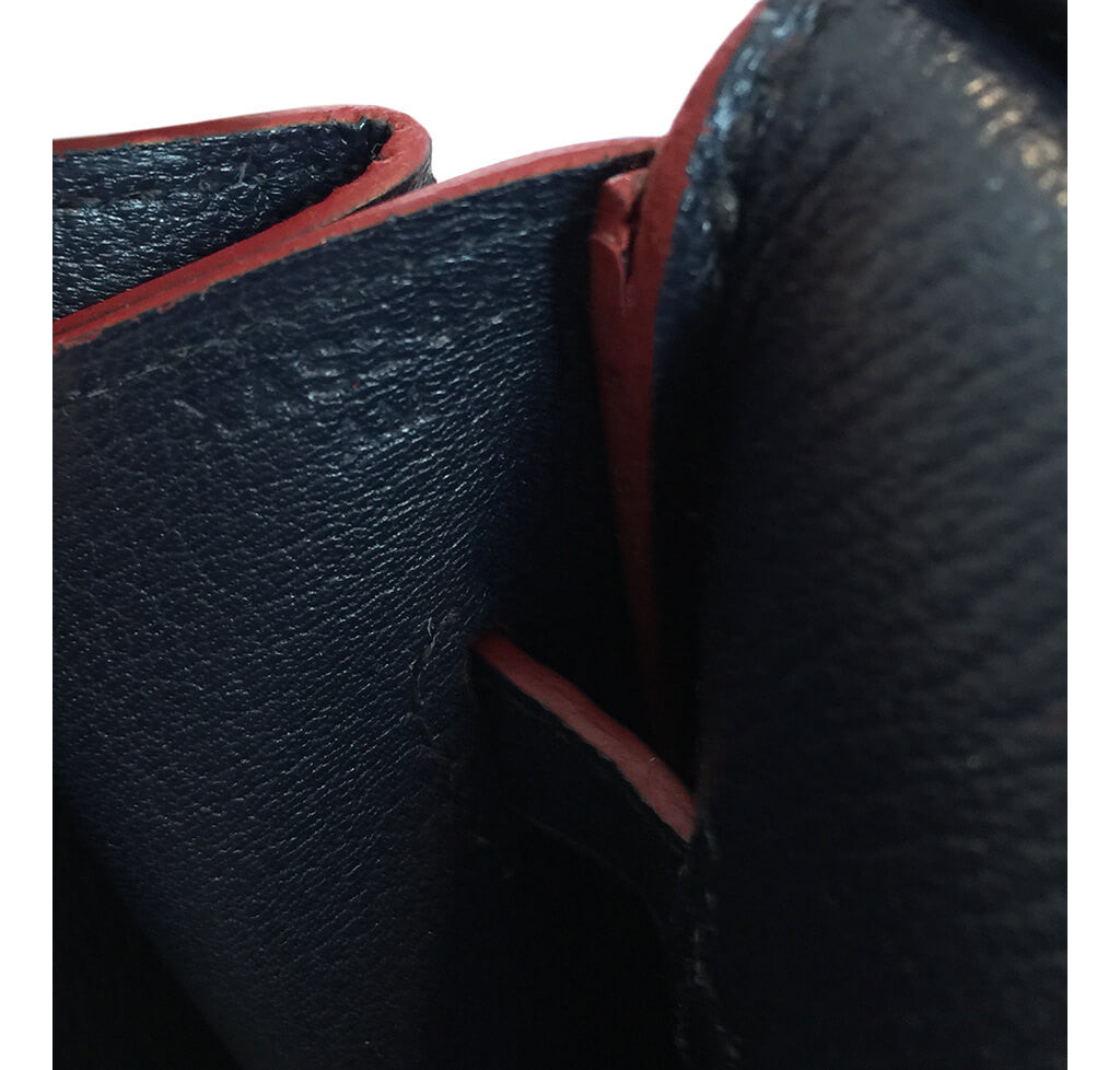Hermès Birkin Bag Bleu Indigo Bi-Color Crowned Bag