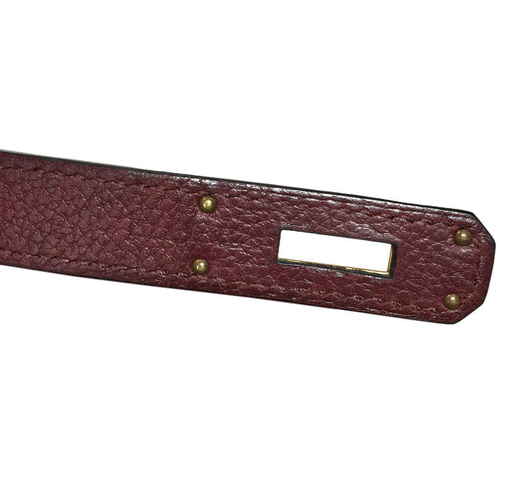 Hermès Rouge H Togo Birkin Bag 40 Crowned Bag