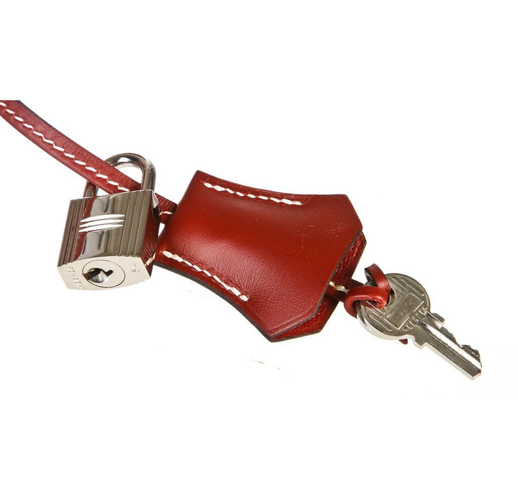 Hermès Chamonix Rouge H Kelly 35 Bag - Crowned Bag