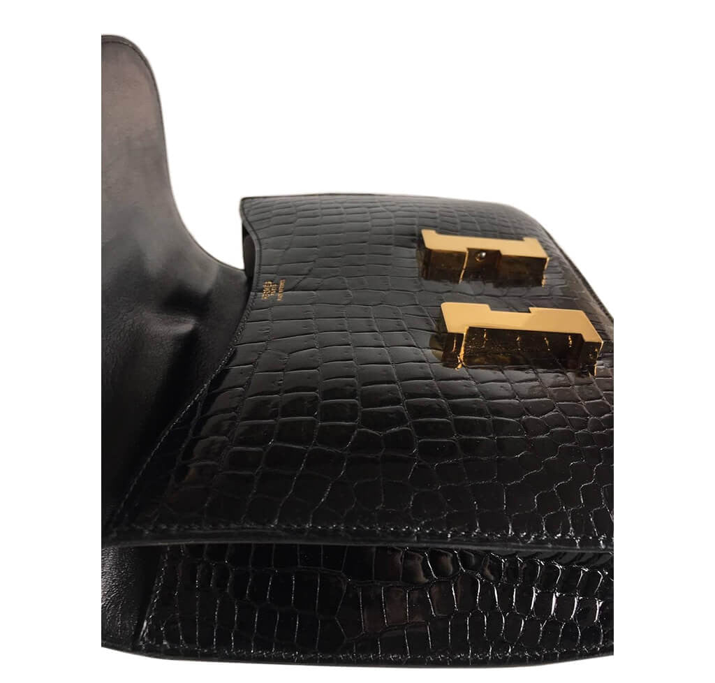 Hermès Constance 23 Vintage Bag Black - Crowned Bag