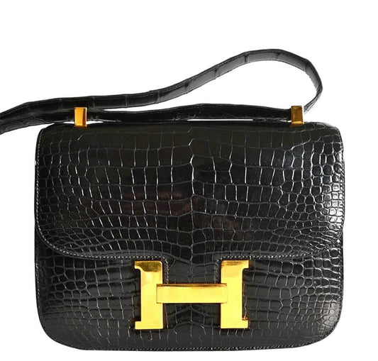 Hermès Constance 23 Vintage Bag Black - Crowned Bag