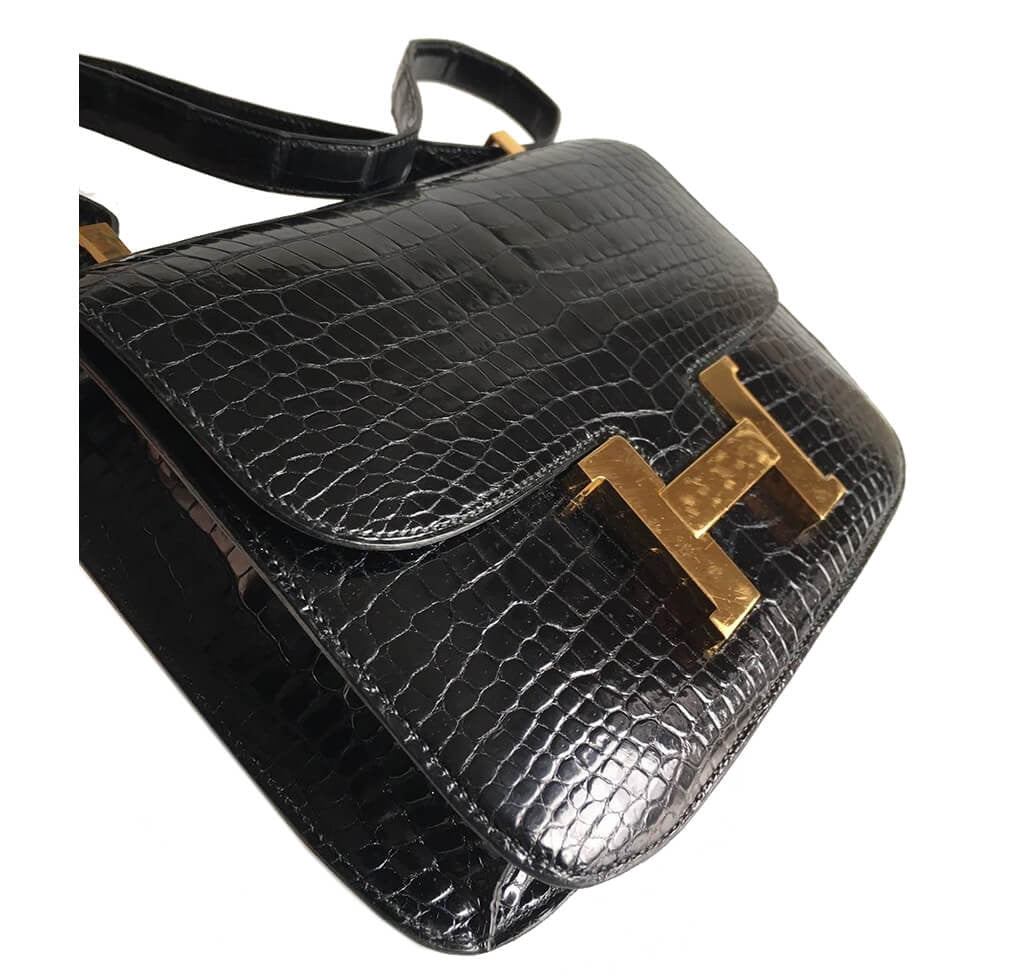 Hermès Constance 23 Vintage Bag Black - Crowned Bag