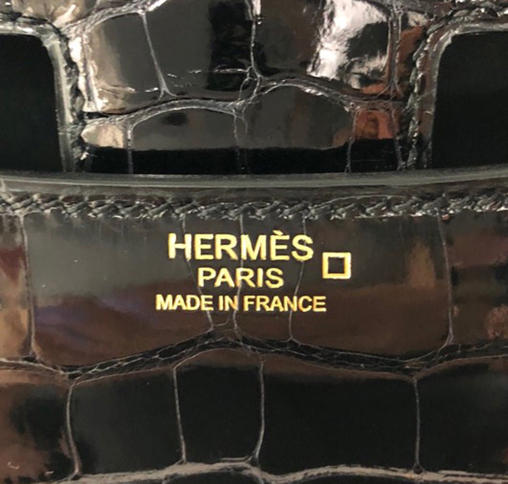 Hermès Constance 24 Alligator Noir Bag - Crowned Bag