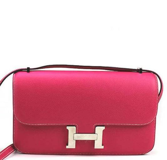 Hermès Constance Elan 25 Rose Tyrien Bag - Crowned Bag