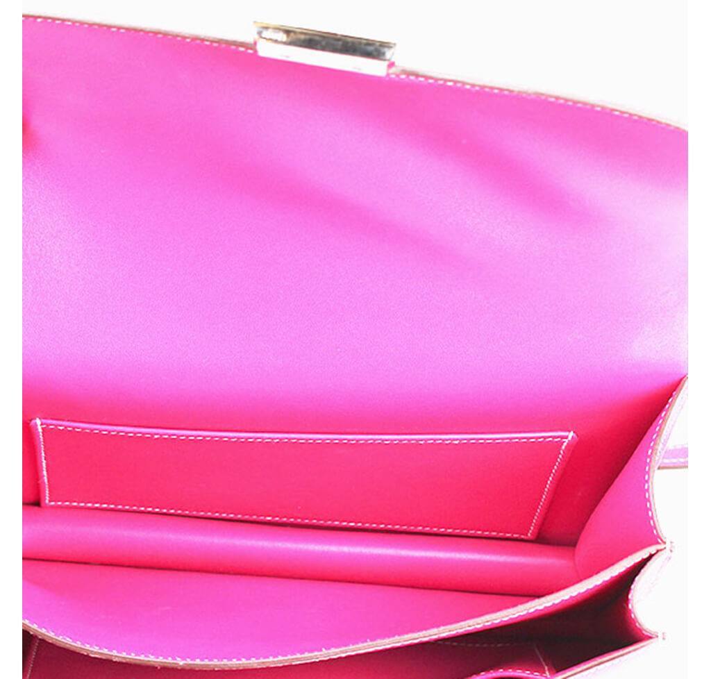 Hermès Constance Elan 25 Rose Tyrien Bag - Crowned Bag