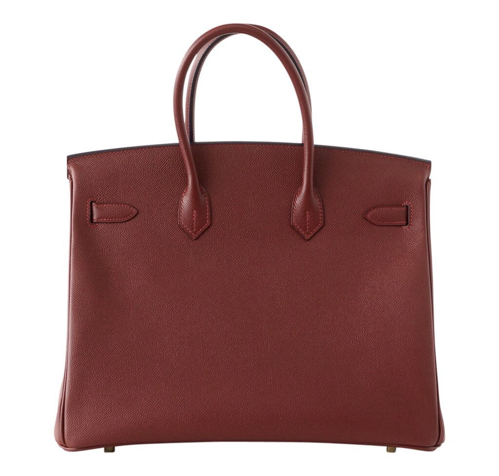 Hermès Contour Birkin 35 Rouge H Limited Edition Bag - Crowned Bag