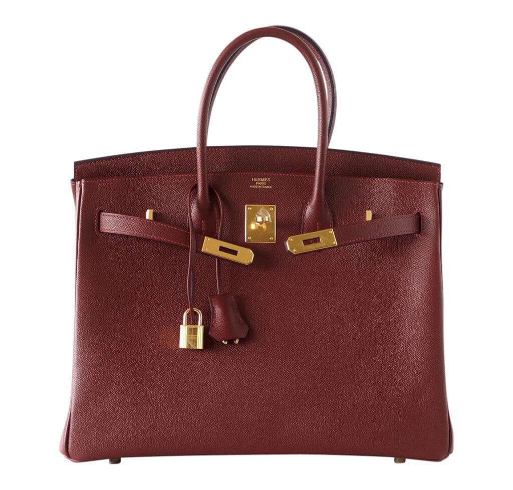Hermès Contour Birkin 35 Rouge H Limited Edition Bag - Crowned Bag