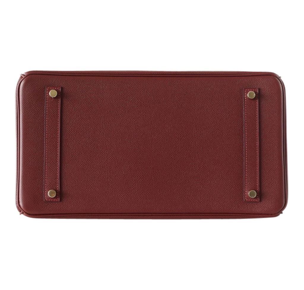 Hermès Contour Birkin 35 Rouge H Limited Edition Bag - Crowned Bag