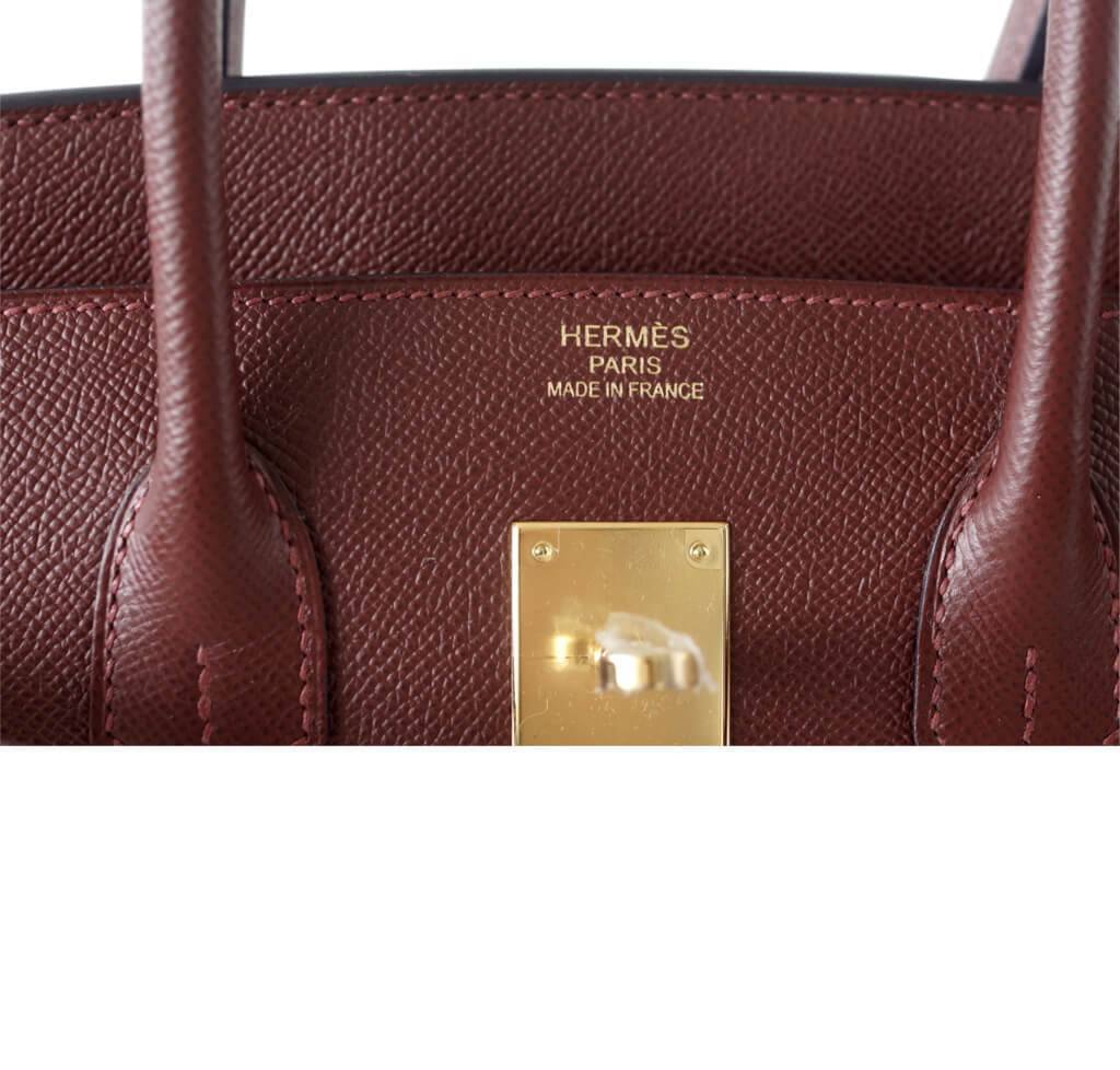 Hermès Contour Birkin 35 Rouge H Limited Edition Bag - Crowned Bag