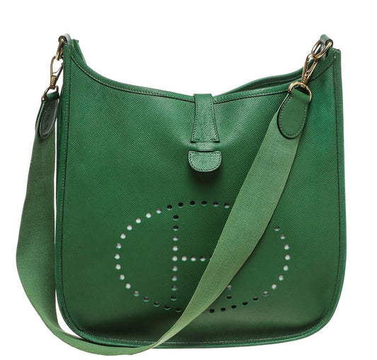 Hermès Evelyne I Bag Green Epsom - Crowned Bag