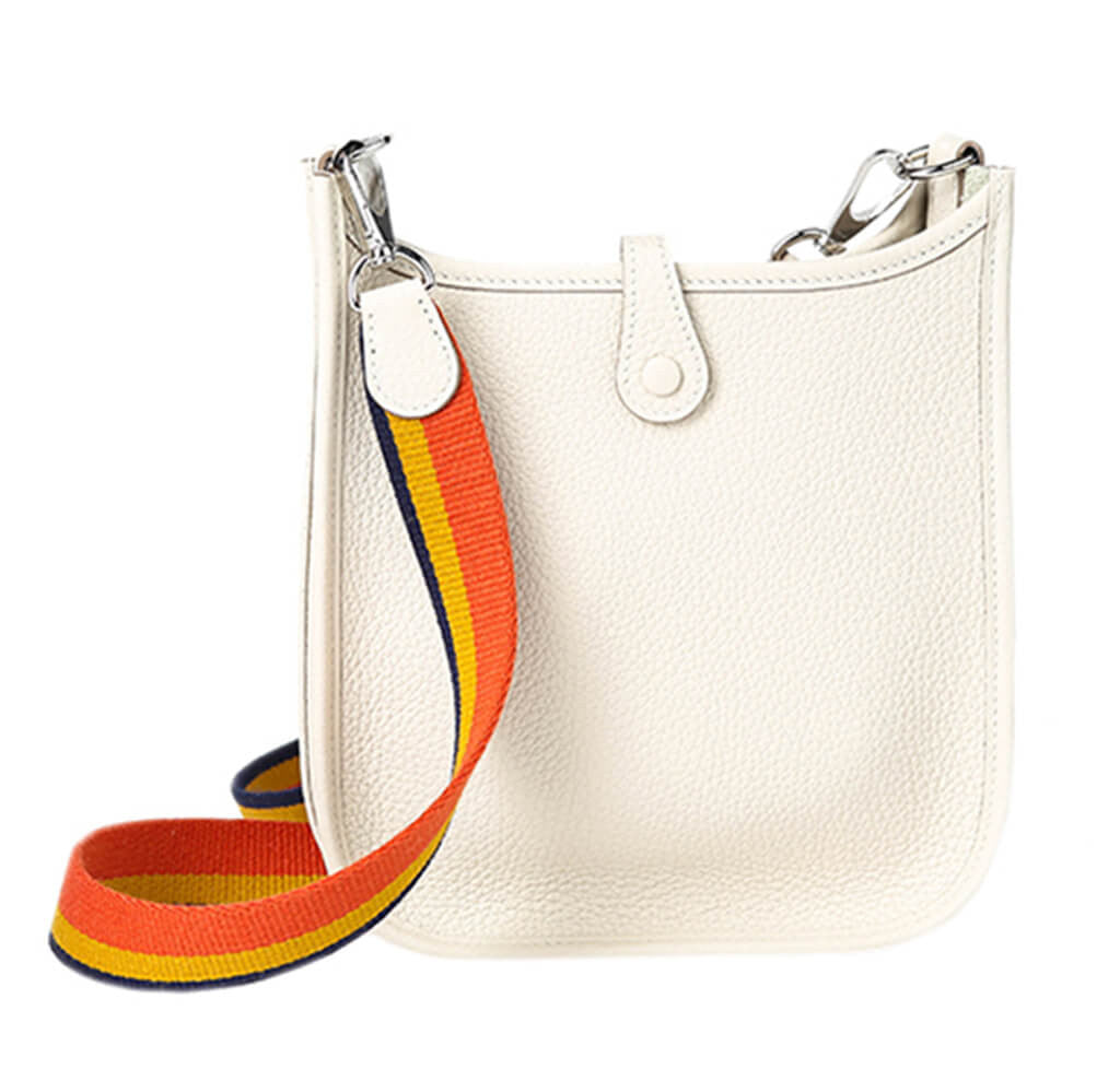 Hermès Evelyne TPM Bag Craie Togo Leather Crowned Bag