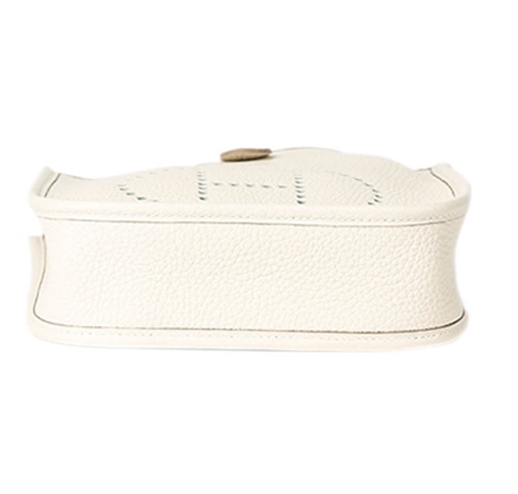 Hermès Evelyne TPM Bag Craie Togo Leather Crowned Bag