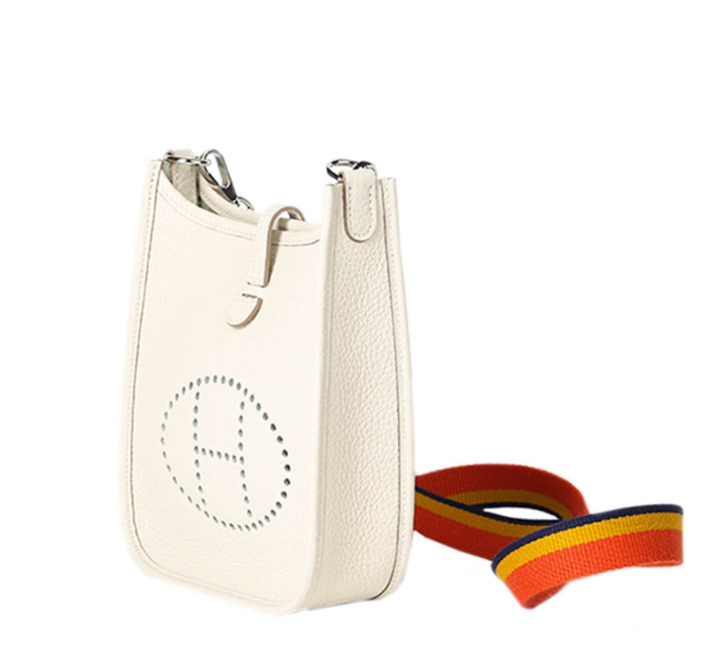 Hermès Evelyne TPM Bag Craie Togo Leather Crowned Bag