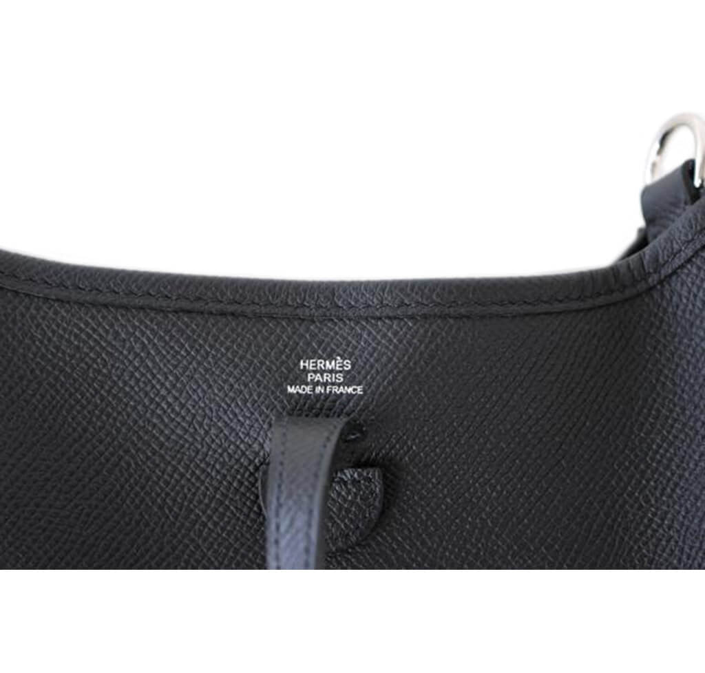 Hermès Evelyne TPM Bag Black Epsom - Crowned Bag