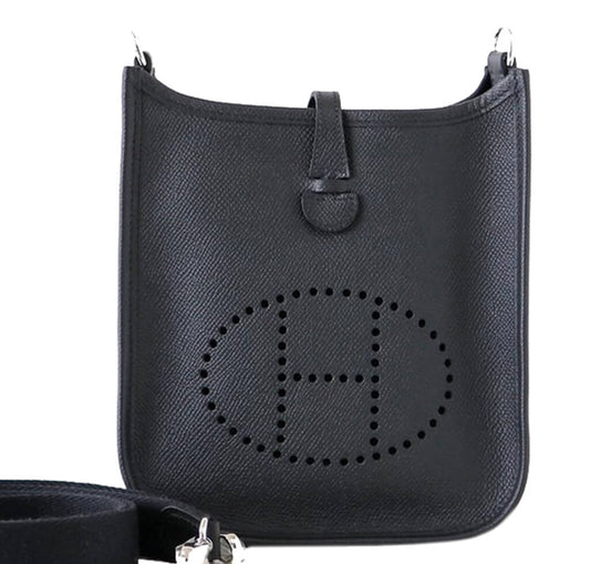 Hermès Evelyne TPM Bag Black Epsom - Crowned Bag