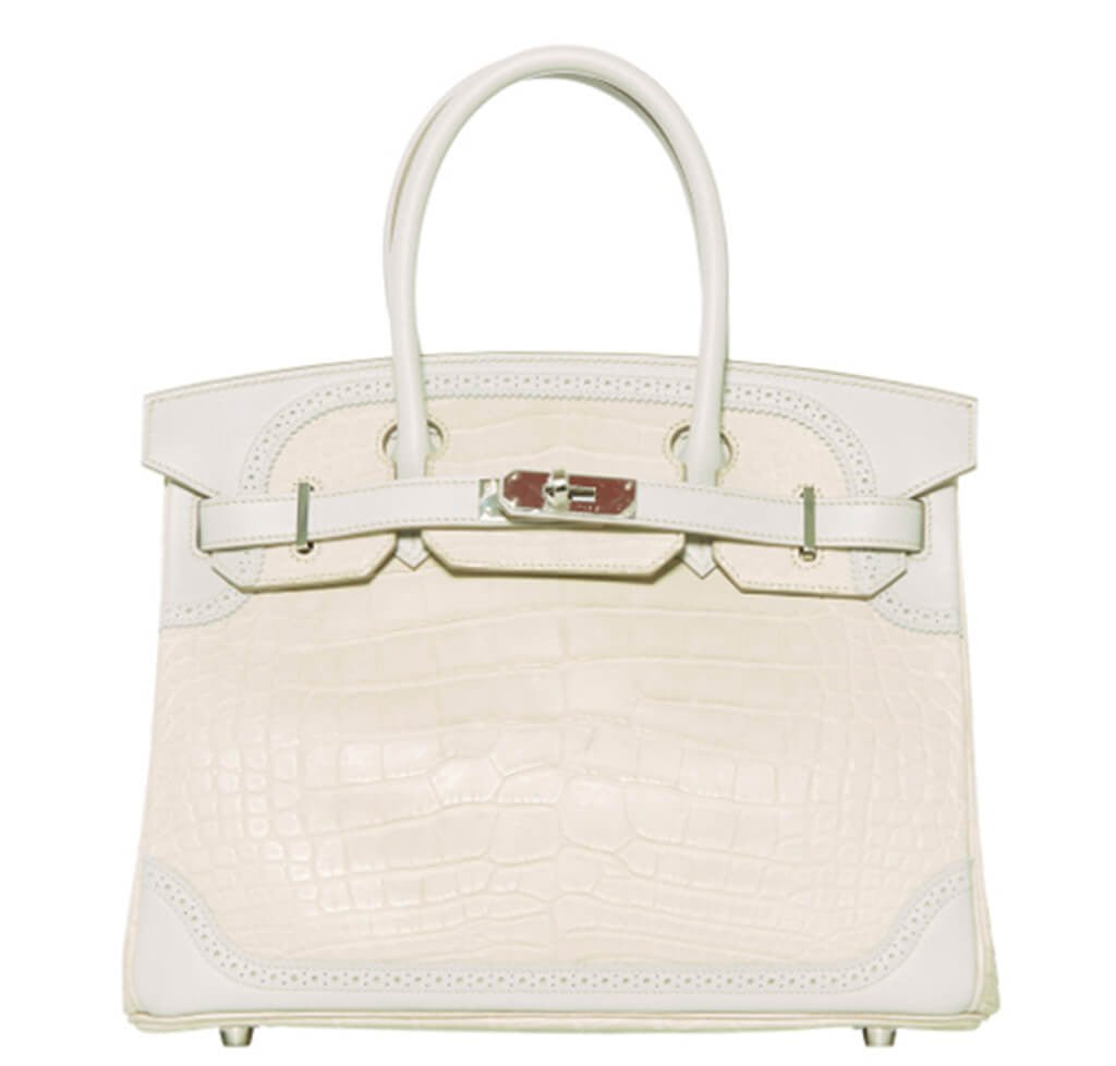 Hermès Ghillies Birkin 30 Bag Beton Limited Edition - Crowned Bag
