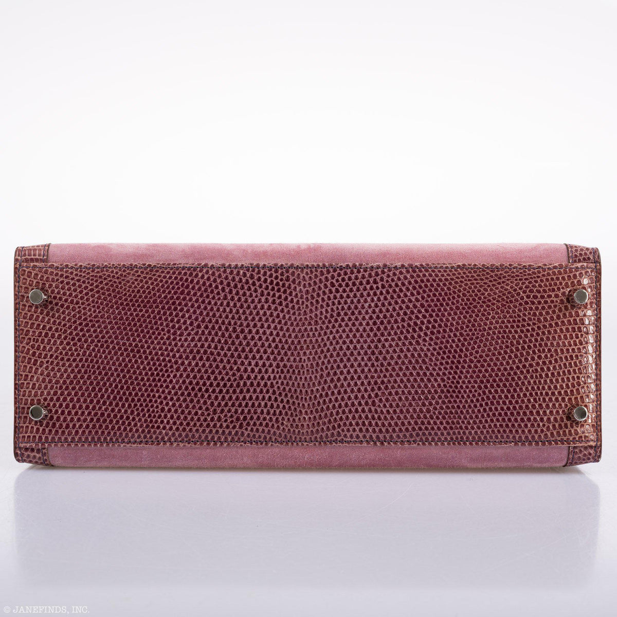 Hermes Unique HSS Kelly 32 Sellier Rose Indienne Mauve Leather Palladium Hardware Hermes