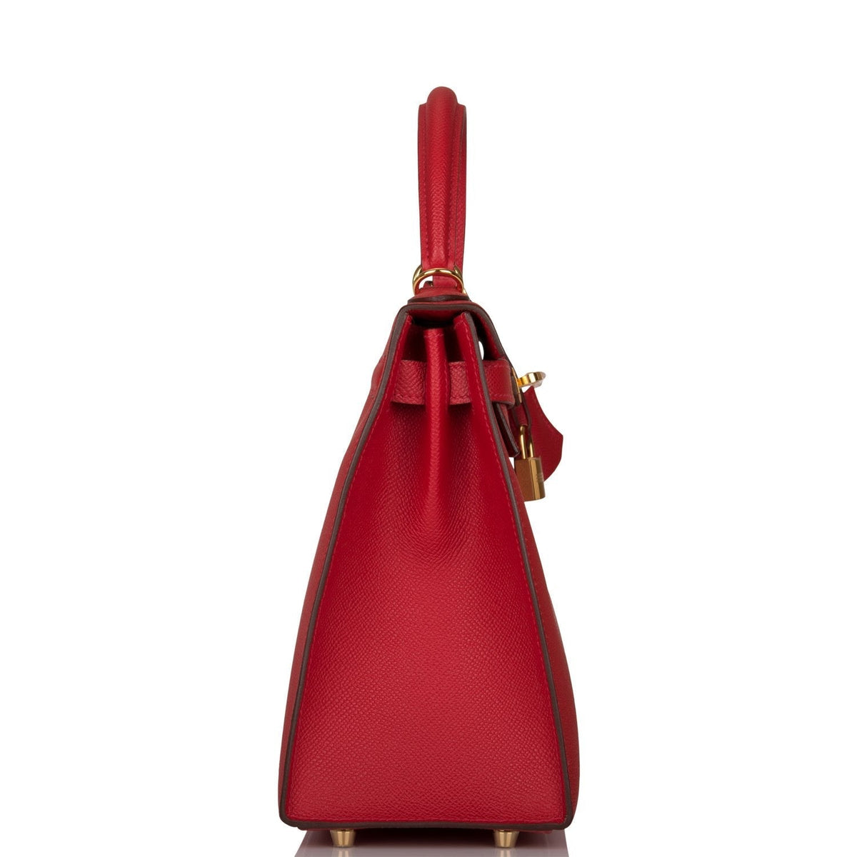 Hermes Rouge Casaque Epsom Sellier Kelly 28cm Gold Hardware Hermes