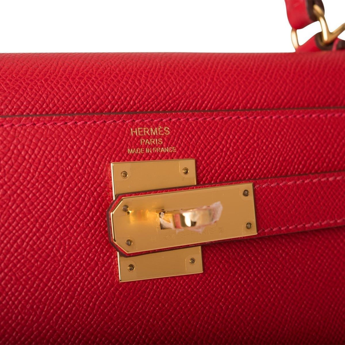 Hermes Rouge Casaque Epsom Sellier Kelly 28cm Gold Hardware Hermes
