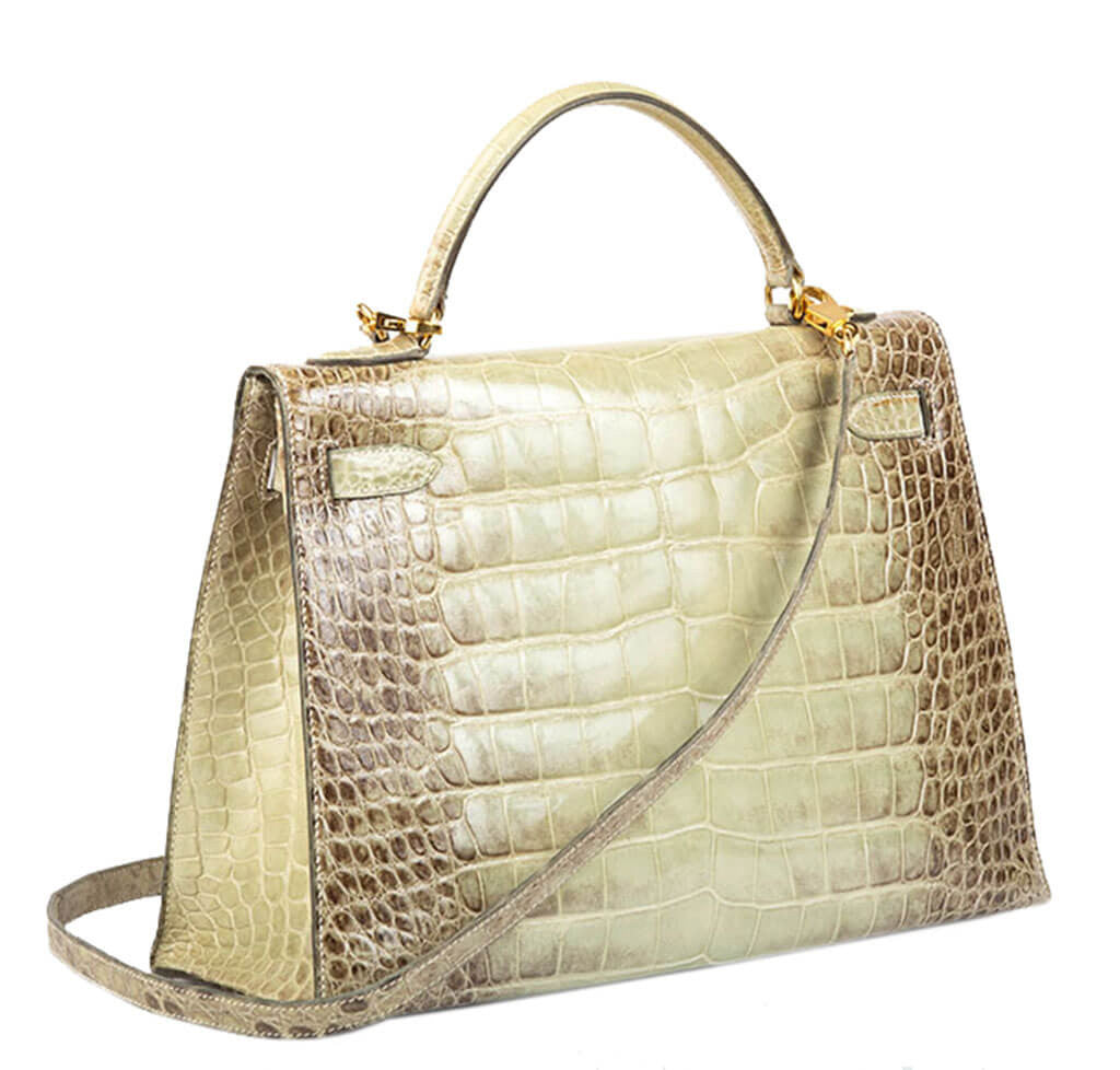 Hermès Natura Vert Celadon Kelly 32 Bag Crowned Bag